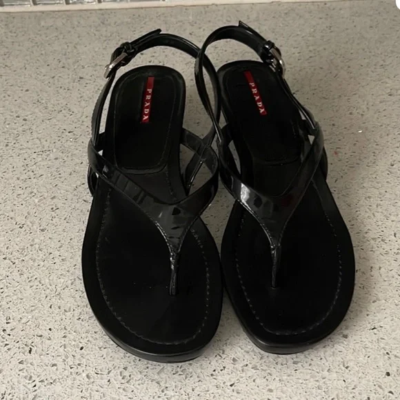 Prada Thong Sandals - Picture 1 of 4